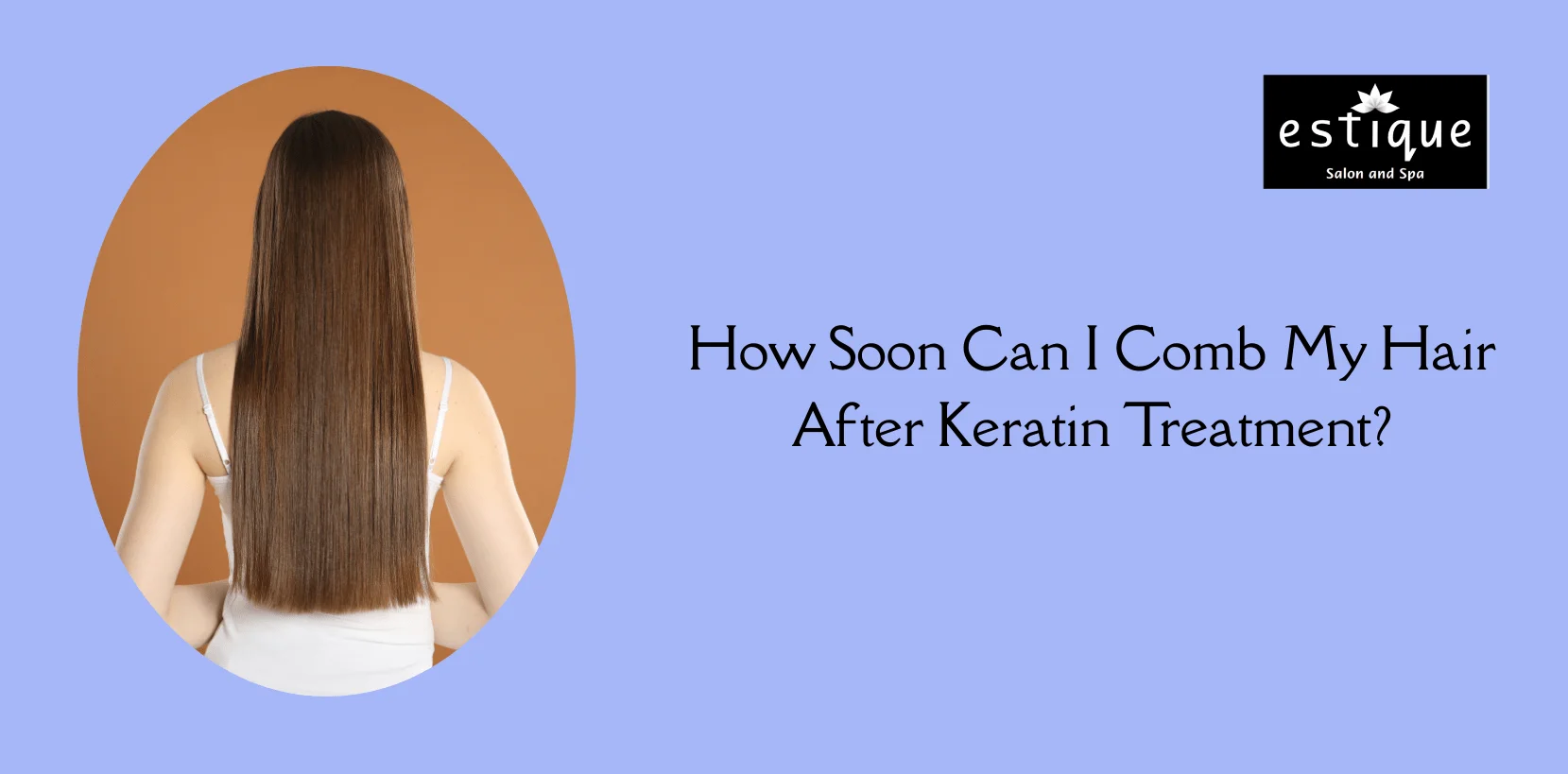 Woman with sleek, shiny hair after keratin treatment at a luxury salon in Thane