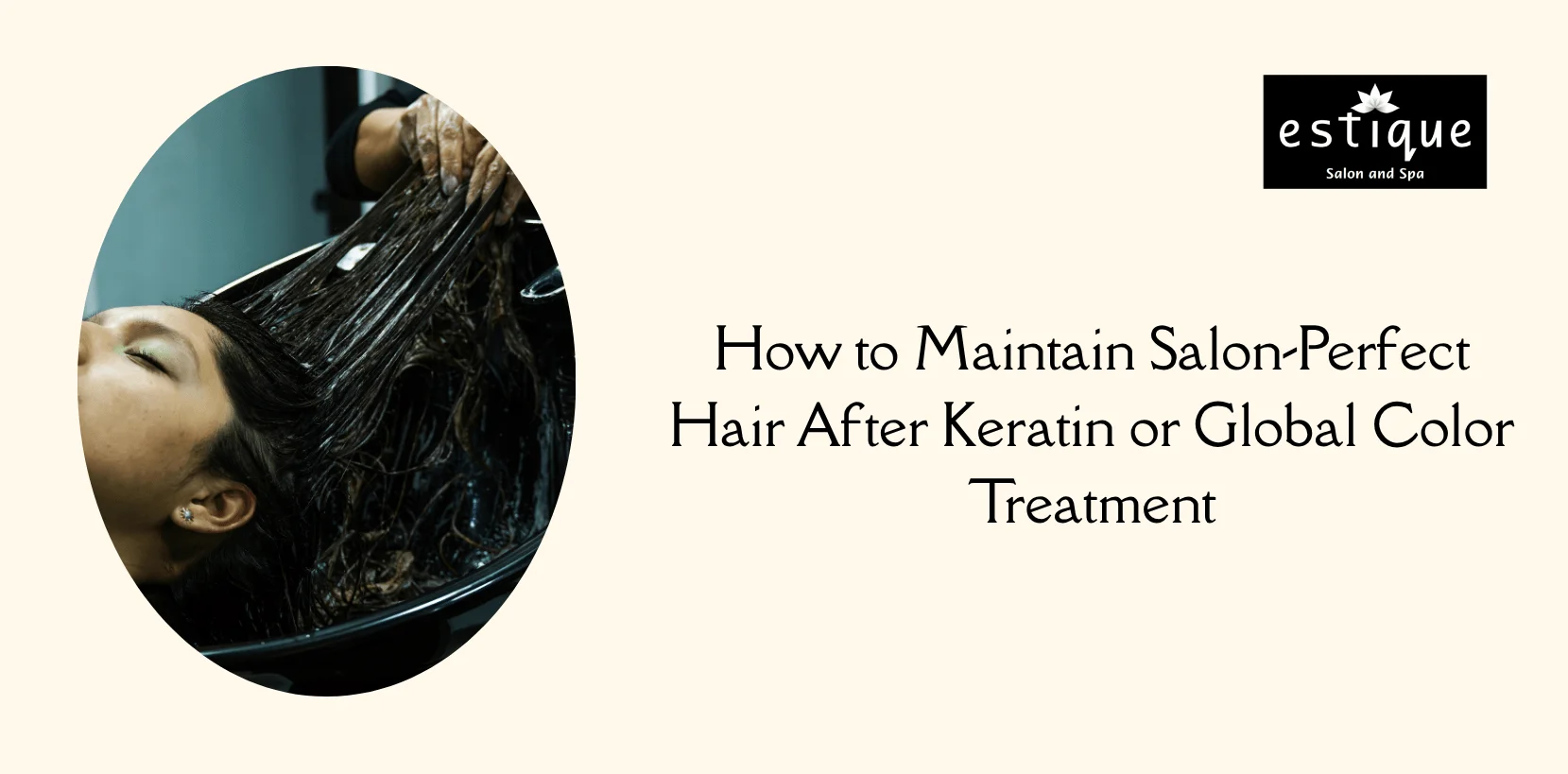 Professional tips for keratin hair care and hair color aftercare at a salon in Vasant Vihar, Thane for long-lasting, salon-perfect hair.